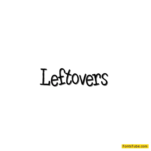 Leftovers Font