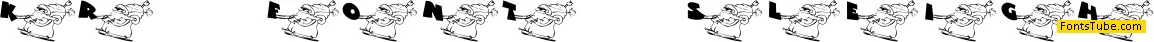 KR Font Sleigh Font