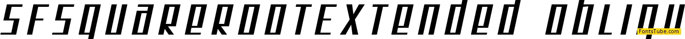 SF Square Root Font Family