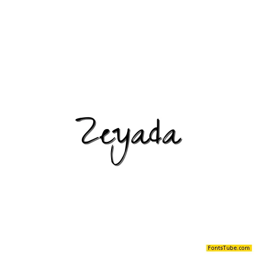 Zeyada Font