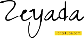 Zeyada Font