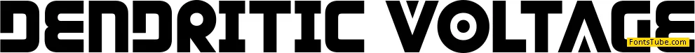 Dendritic Voltage Font
