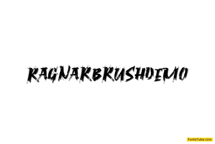 Ragnar Brush DEMO Font
