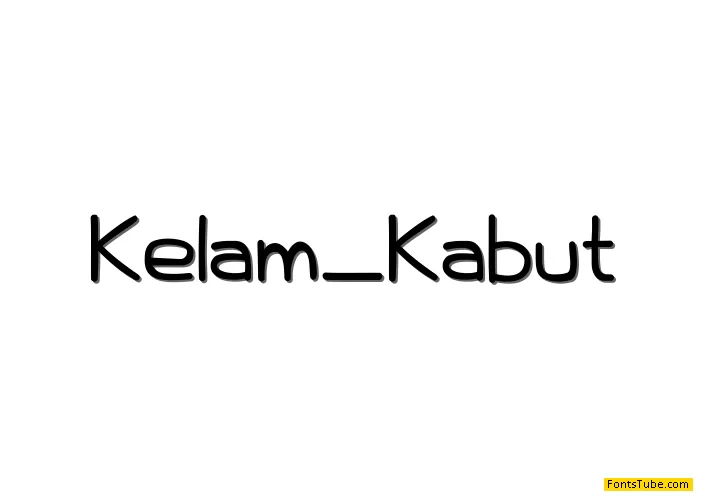 Kelam Kabut Font