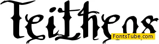 Teitheas Font