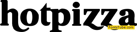 Hot Pizza Font
