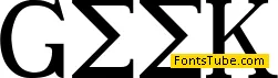 Ancient Geek Font