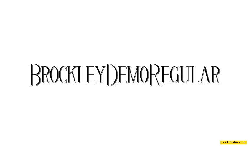 Brockley Demo Font