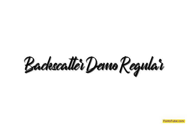 Backscatter Demo Font