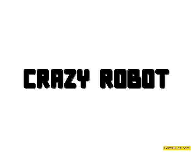 Crazy Robot Font