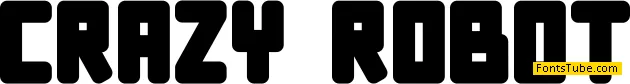 Crazy Robot Font