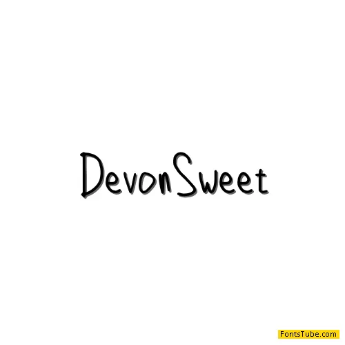 Devon Sweet Font