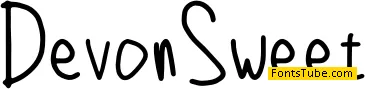 Devon Sweet Font