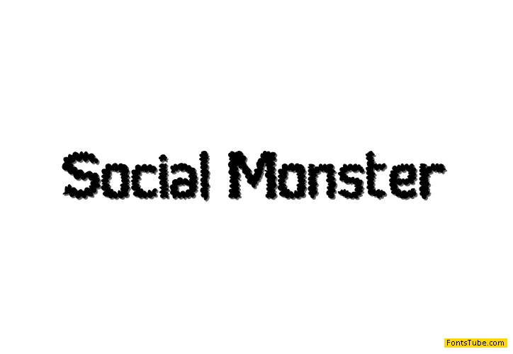 Social Monster Font