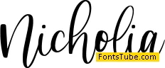 Nicholia Font