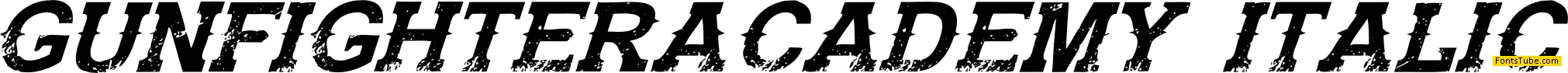 Gunfighter Academy Font Family