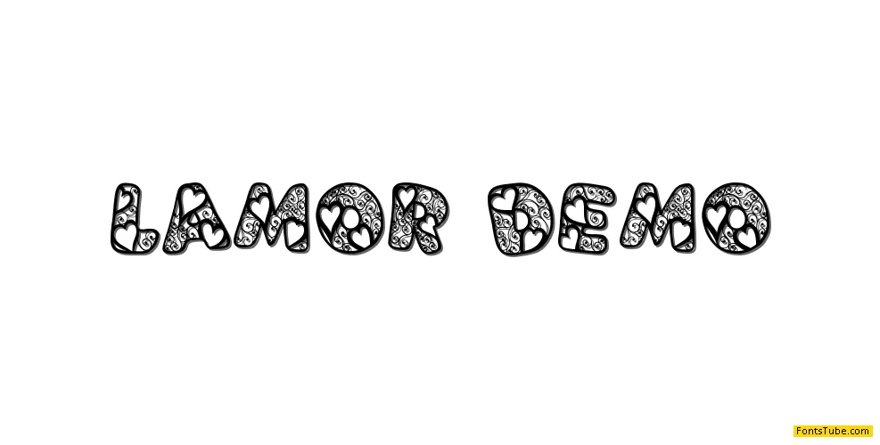 Lamor Demo Font