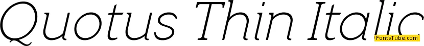 Quotus Font Family