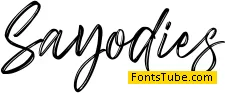 Sayodies Font