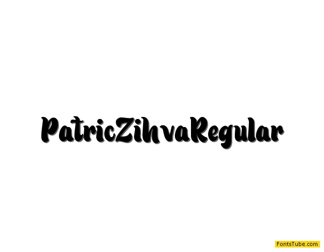 Patric Zihva Font