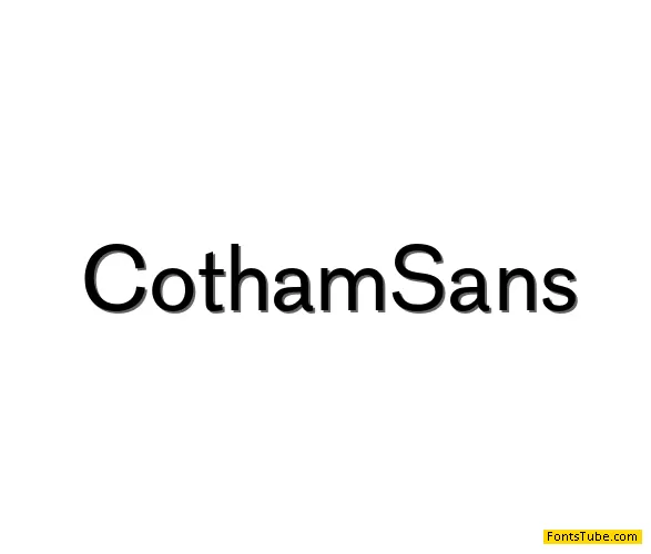 Cotham Sans Font