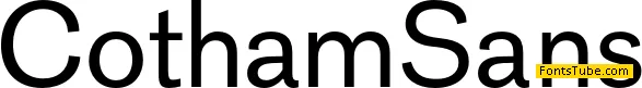 Cotham Sans Font