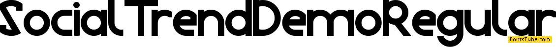 Social Trend Demo Font Family
