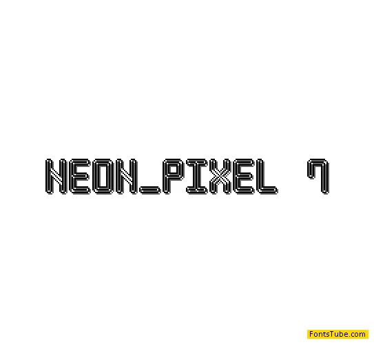 Neon Pixel-7 Font