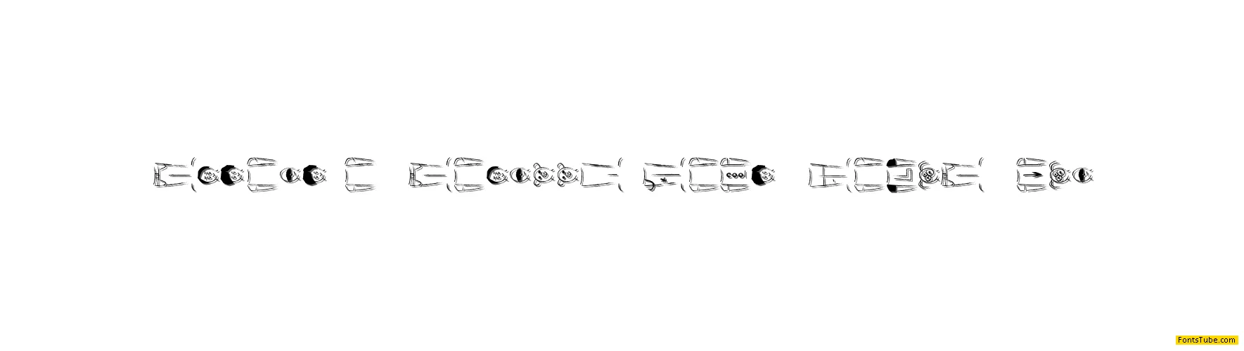 Create a Cartoon! (Male basic) Font