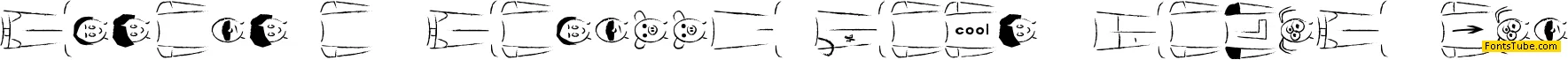 Create a Cartoon! (Male basic) Font