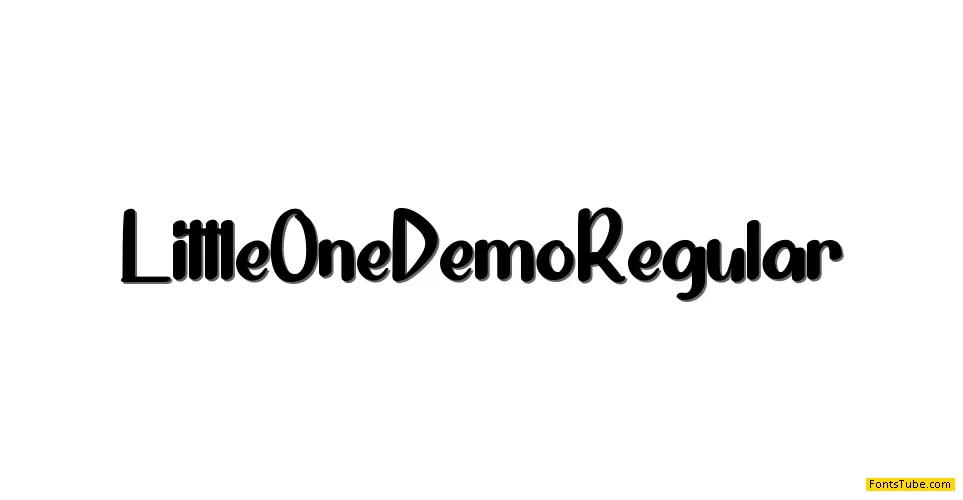 Little One Demo Font
