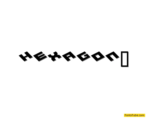Hexagon Font