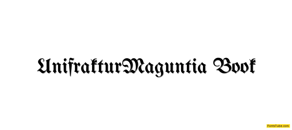 Unifraktur Maguntia Font