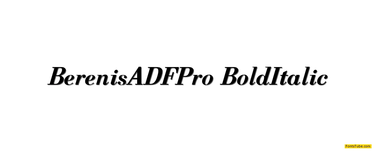 Berenis ADF Pro Font Family