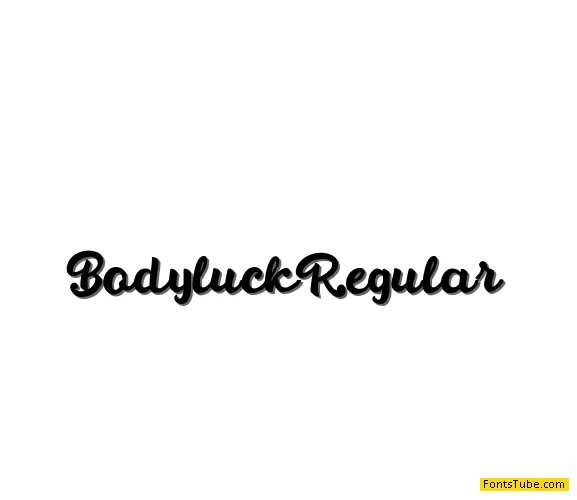 Bodyluck Font