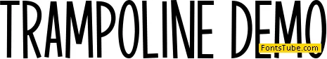 Trampoline demo Font