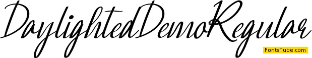 Daylighted Demo Font