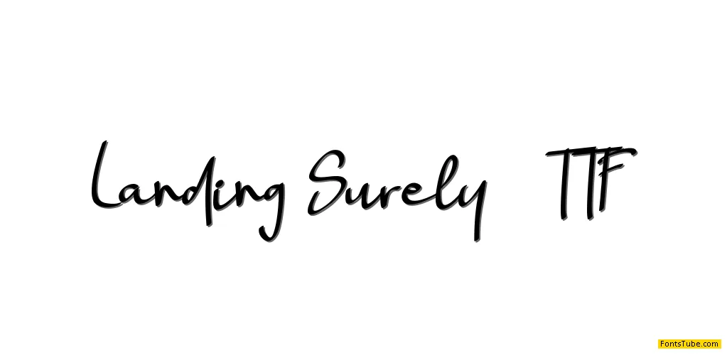 Landing Surely Font