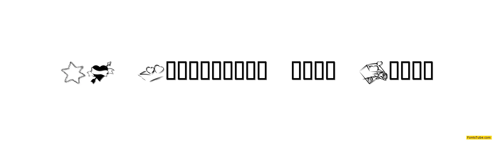 KR Valentines 2006 Seven Font