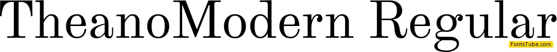 Theano Modern Font