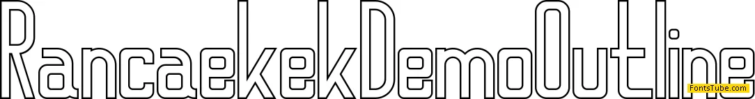Rancaekek Demo Font Family