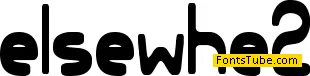 Elsewhere Font Family