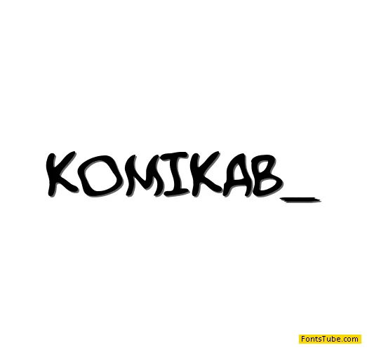 Komika Boo Font