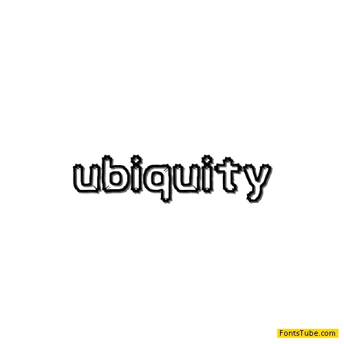 Ubiquity Font
