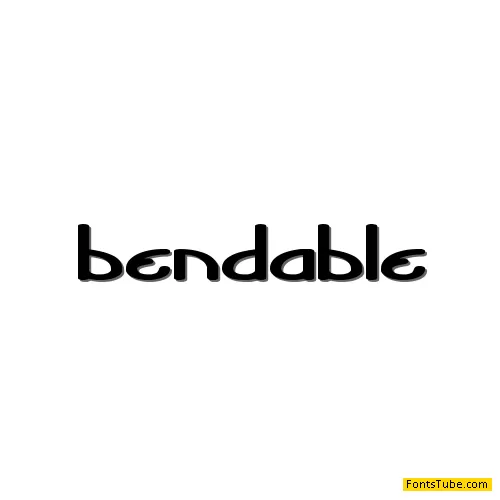 Bendable BRK Font