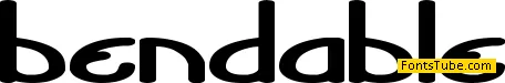Bendable BRK Font
