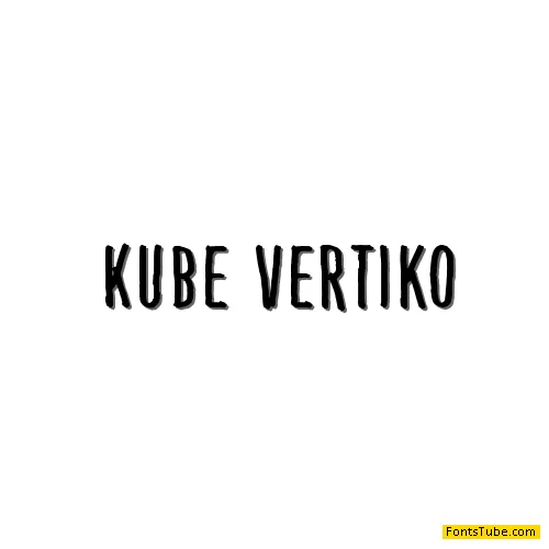 Kube Vertiko Font