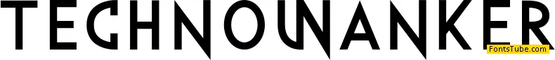 Techno Wanker Font