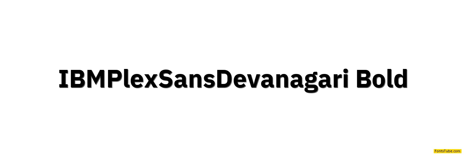 IBM Plex Sans Devanagari