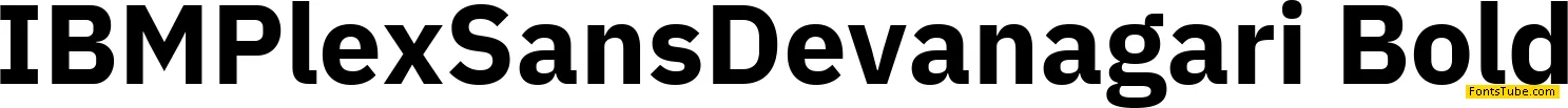 IBM Plex Sans Devanagari